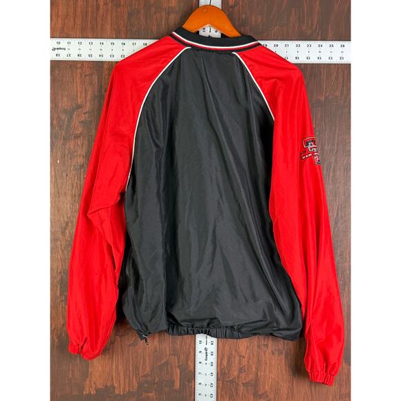 Texas Tech Red Raiders NCAA‎ 58 Sports Windbreaker Crewneck Pullover Mens Small - Picture 9 of 9